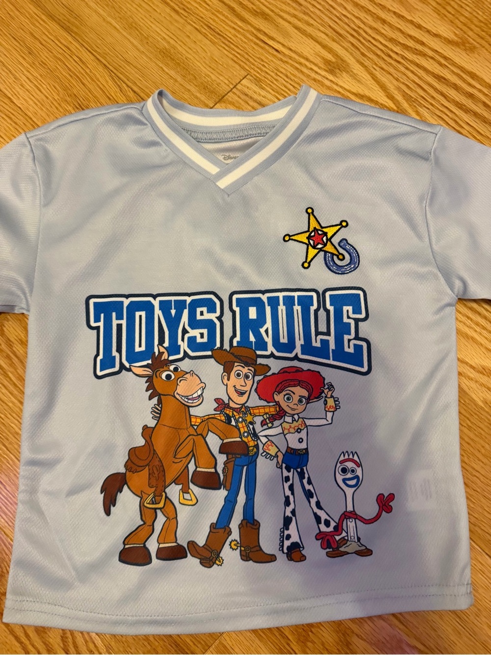 Disney Pixar Toy Story Friends jersey Boys 3T Gray & Blue